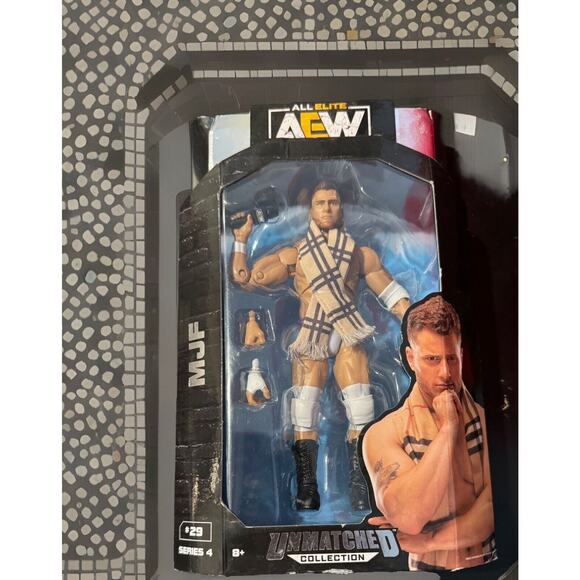 ACTION FIGURE All Elite AEW Wrestling Unmatched MJF Collectible #29 Series 4 - Picture 3 of 3